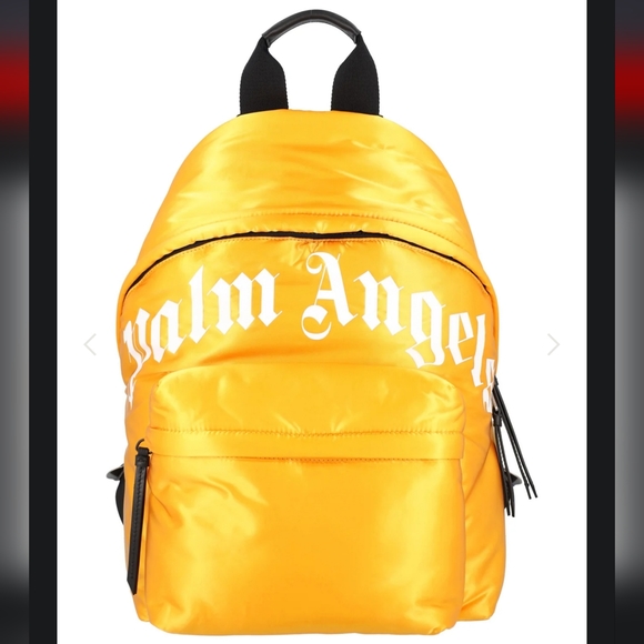 Palm Angels Logo Print Zipped Backpack - Picture 1 of 4